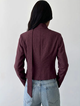 Lace Trim Blazer