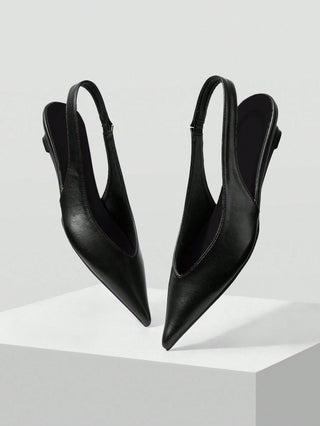 MOTF PREMIUM POINT TOE SLINGBACK FLATS