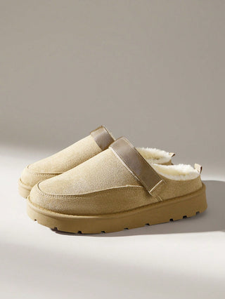 Velvet Warm Versatile Platform Shoes