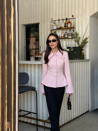 Flared Sleeve Blazer Jacket