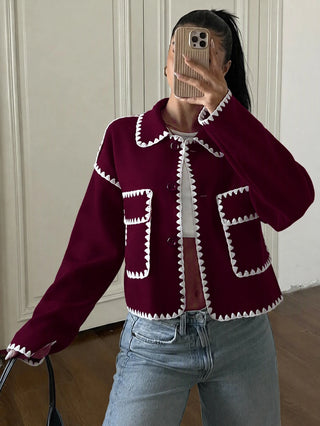 Color Cropped Jacket