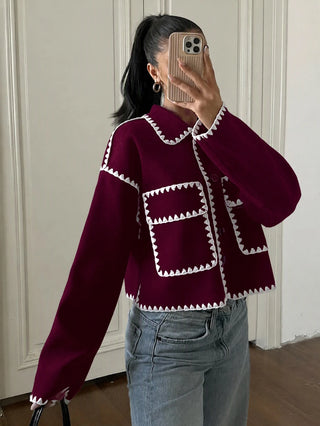 Color Cropped Jacket