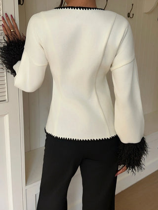 Embroidered Double breasted jacket