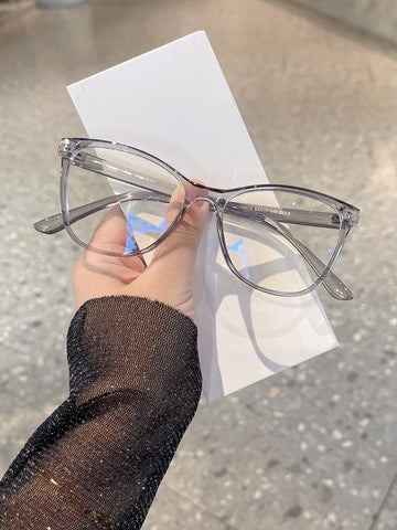 1pair Women Cat Eye Frame Casual Eyeglasses