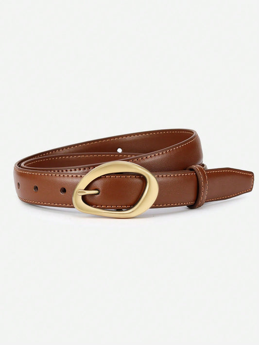 New Women's Needle Buckle Niche Korean Version Versatile Decorative Belt