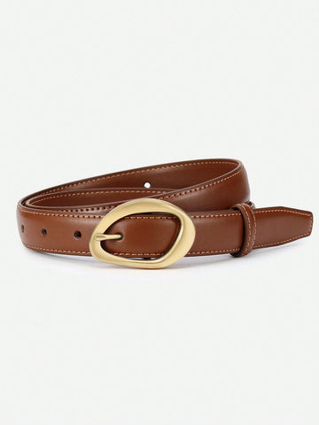 New Women's Needle Buckle Niche Korean Version Versatile Decorative Belt