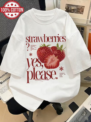 Print Crew Neck Short Sleeve Tee