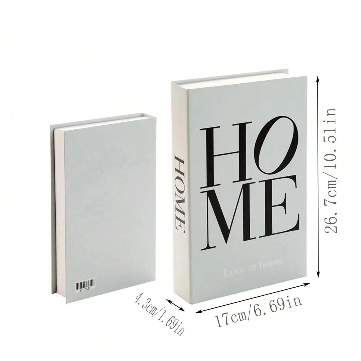 1pc Foldable Faux Book Decorative Object