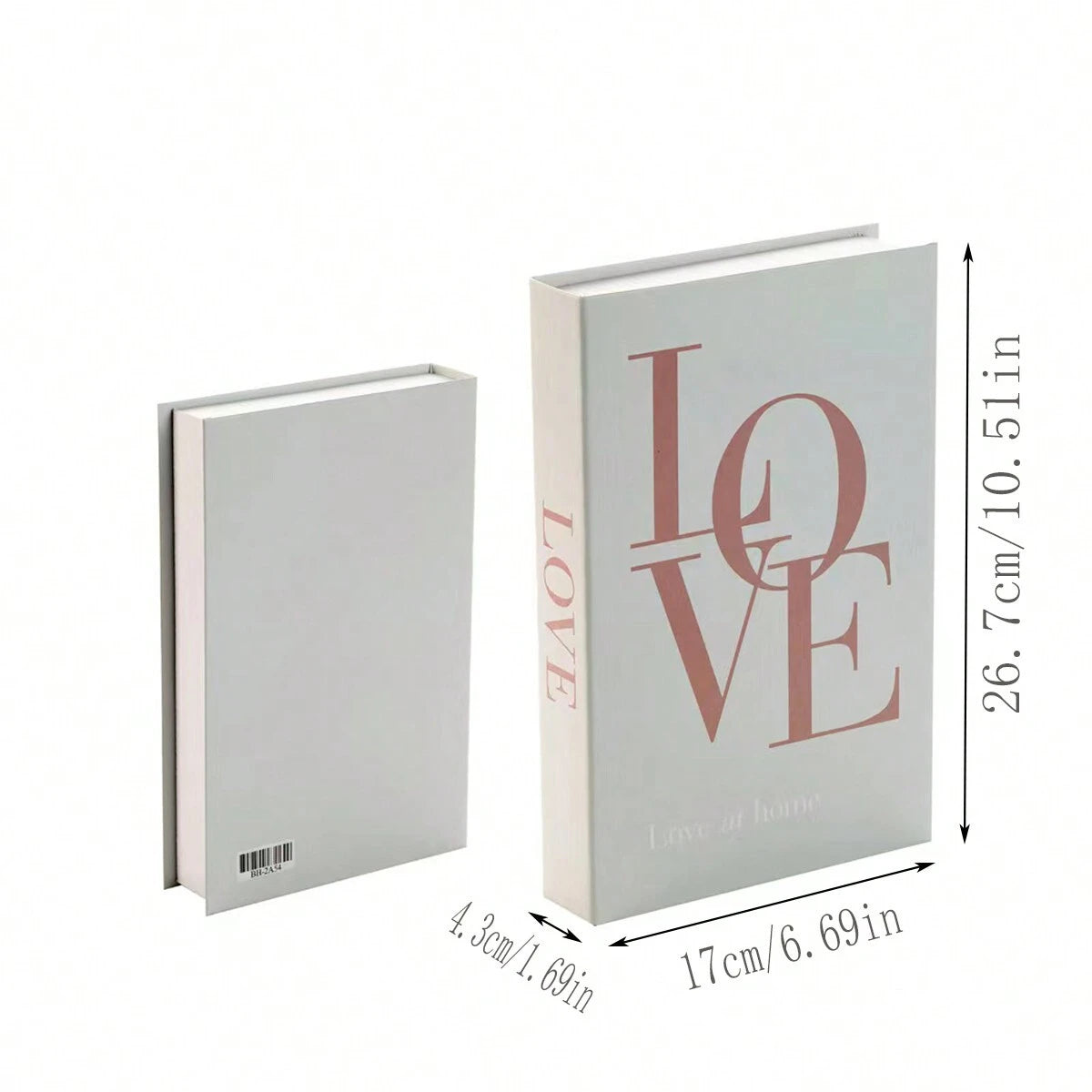 1pc Foldable Faux Book Decorative Object