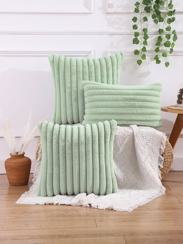 1pc Solid Color Cushion Cover