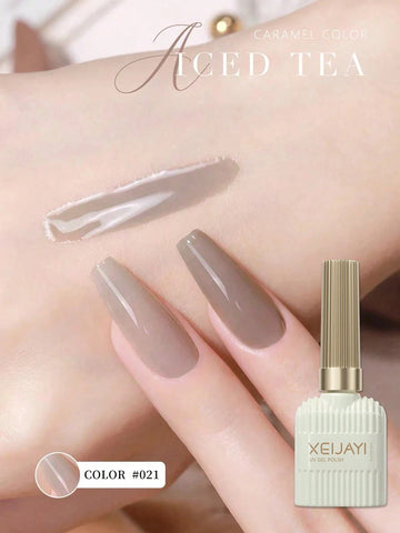 1pc 15Ml Iced Tea Nail Gel Polish
