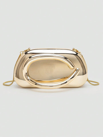 1pc PU Clutch Bag