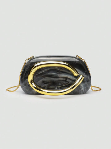 1pc PU Clutch Bag