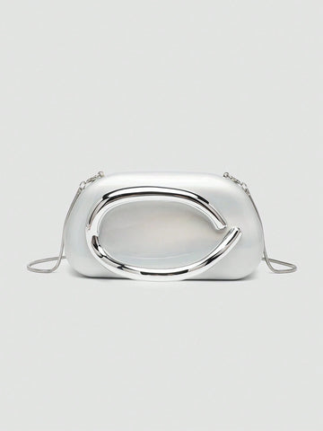 1pc PU Clutch Bag