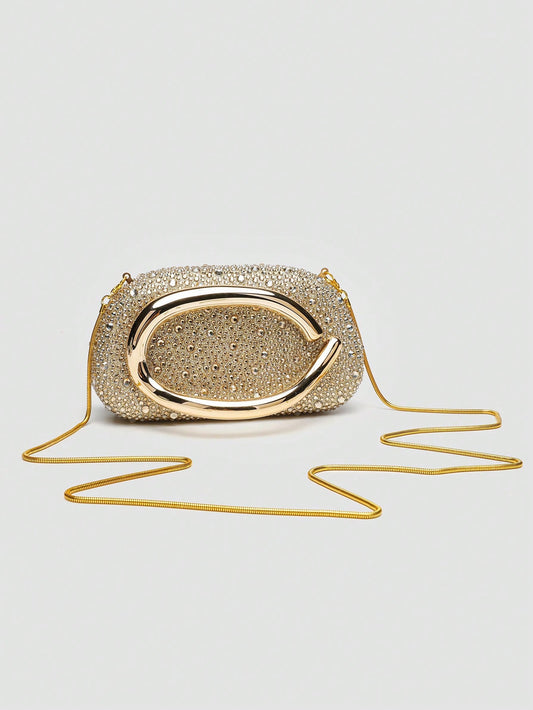 1pc PU Clutch Bag