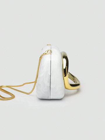 1pc PU Clutch Bag