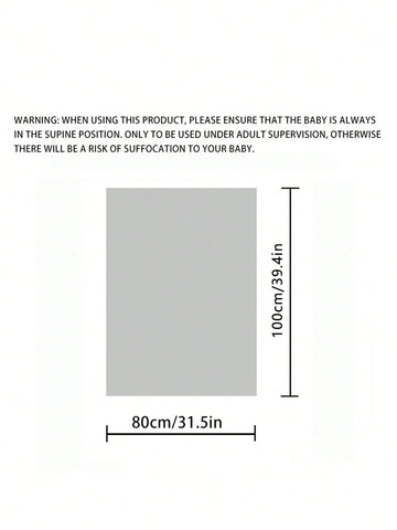 1pc Embroidered Baby Blanket, Infant Fleece Wrap Swaddle Blanket