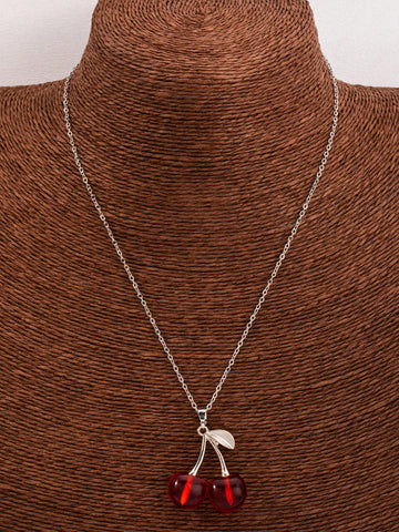 1pc Gold Stainless Steel Ball Design Necklace With Vintage Multilayered Beads