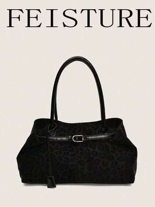 Strap Decor Straw Bag