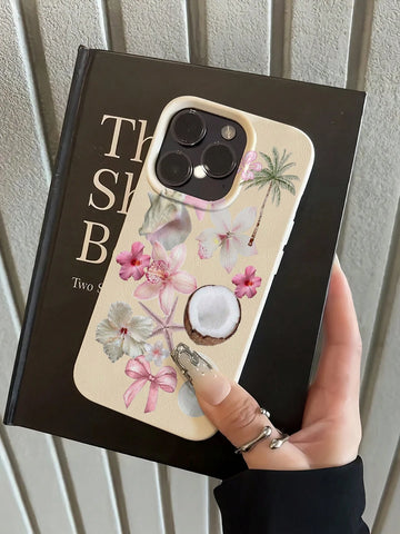 Floral Pattern Soft Silicone Shockproof Phone Case