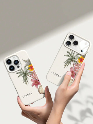 Floral Pattern Soft Silicone Shockproof Phone Case