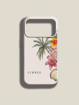 Floral Pattern Soft Silicone Shockproof Phone Case