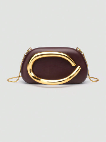 1pc PU Clutch Bag