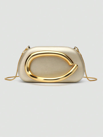 1pc PU Clutch Bag