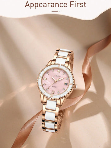 1pc Petite Vintage Luxury Women's Watch