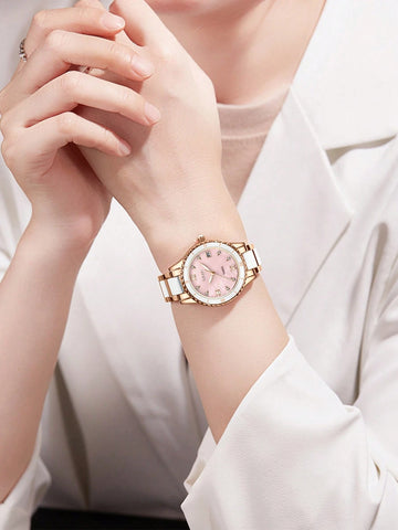 1pc Petite Vintage Luxury Women's Watch