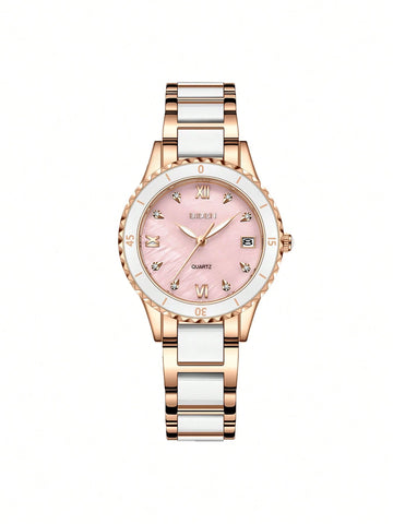 1pc Petite Vintage Luxury Women's Watch