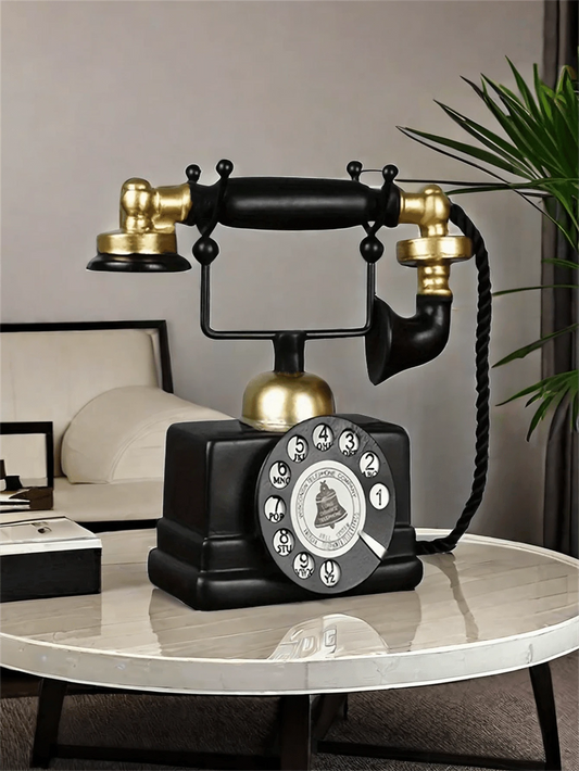 1pc Retro Vintage Telephone, Elegant Communication Aesthetics Spanning Half A Century