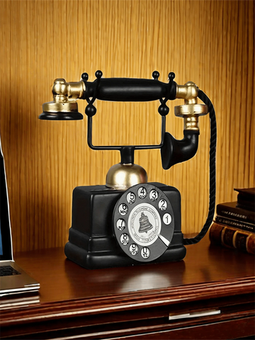 1pc Retro Vintage Telephone, Elegant Communication Aesthetics Spanning Half A Century