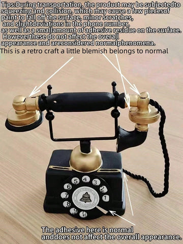 1pc Retro Vintage Telephone, Elegant Communication Aesthetics Spanning Half A Century