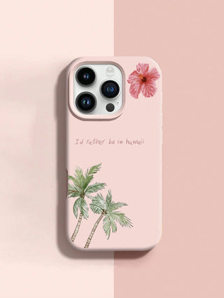 Floral Pattern Soft Silicone Shockproof Phone Case