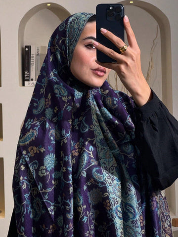 1pc Women Pashmina Scarves Bohemian Style Women Tassel Hijab