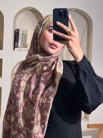 1pc Women Pashmina Scarves Bohemian Style Women Tassel Hijab