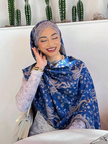 1pc Women Pashmina Scarves Bohemian Style Women Tassel Hijab