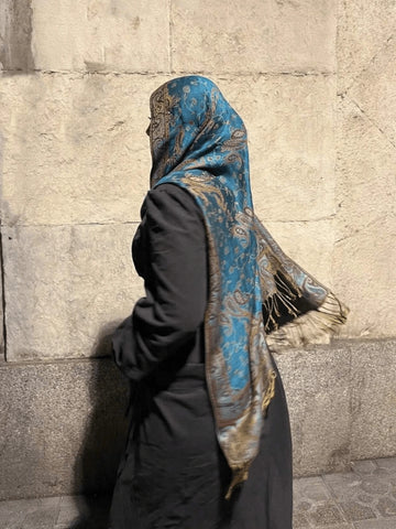 1pc Women Pashmina Scarves Bohemian Style Women Tassel Hijab