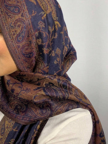 1pc Women Pashmina Scarves Bohemian Style Women Tassel Hijab