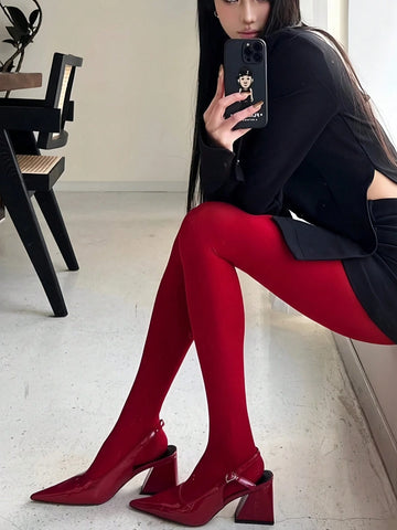 1pc Women's Velvet Tights