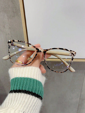 1pair Women Cat Eye Frame Casual Eyeglasses