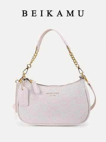 1pc Women Plain Color PU Shoulder Bag