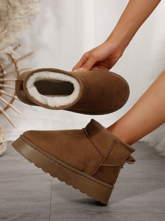 Short Boots With Thick Sole