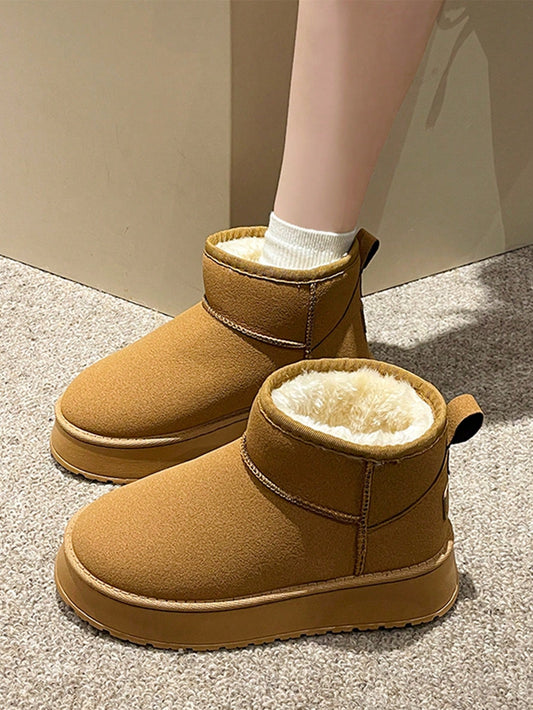 Short Boots With Thick Sole