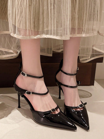 Super High Heel Pointed Toe Party Pumps