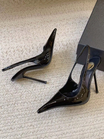 Super High Heel Pointed Toe Party Pumps