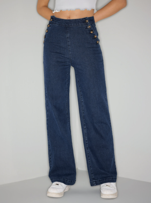 High Waist Wide Leg Jeans