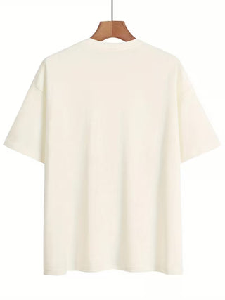 Print Crew Neck Short Sleeve Tee