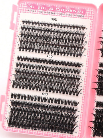 590pcs Eyelash Cluster